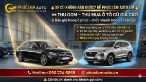 Thu mua ô tô cũ giá cao – nhận tiền ngay trong ngày